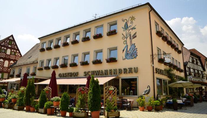 Hotel Brauereigasthof Schwanenbraeu Эберманнштадт Экстерьер фото